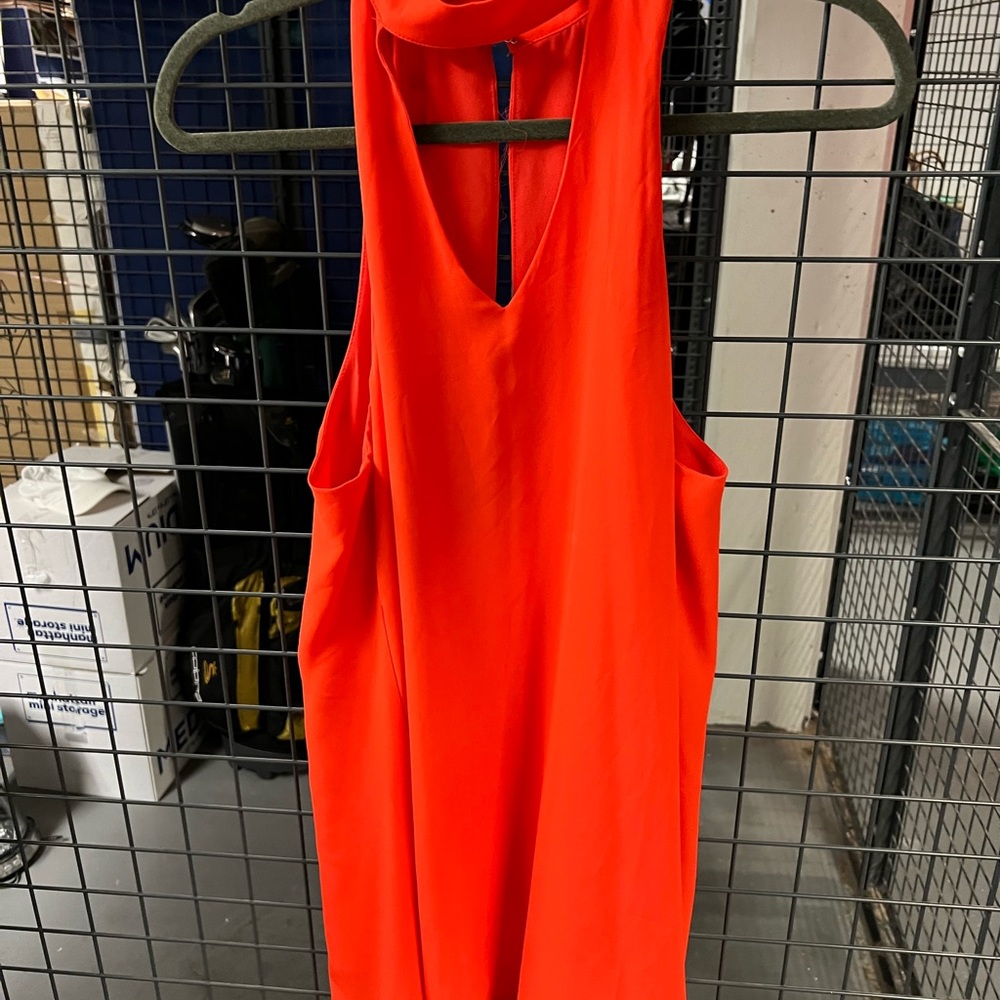 Fun red mini dress